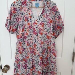 CeCe Multicolor Floral Dress